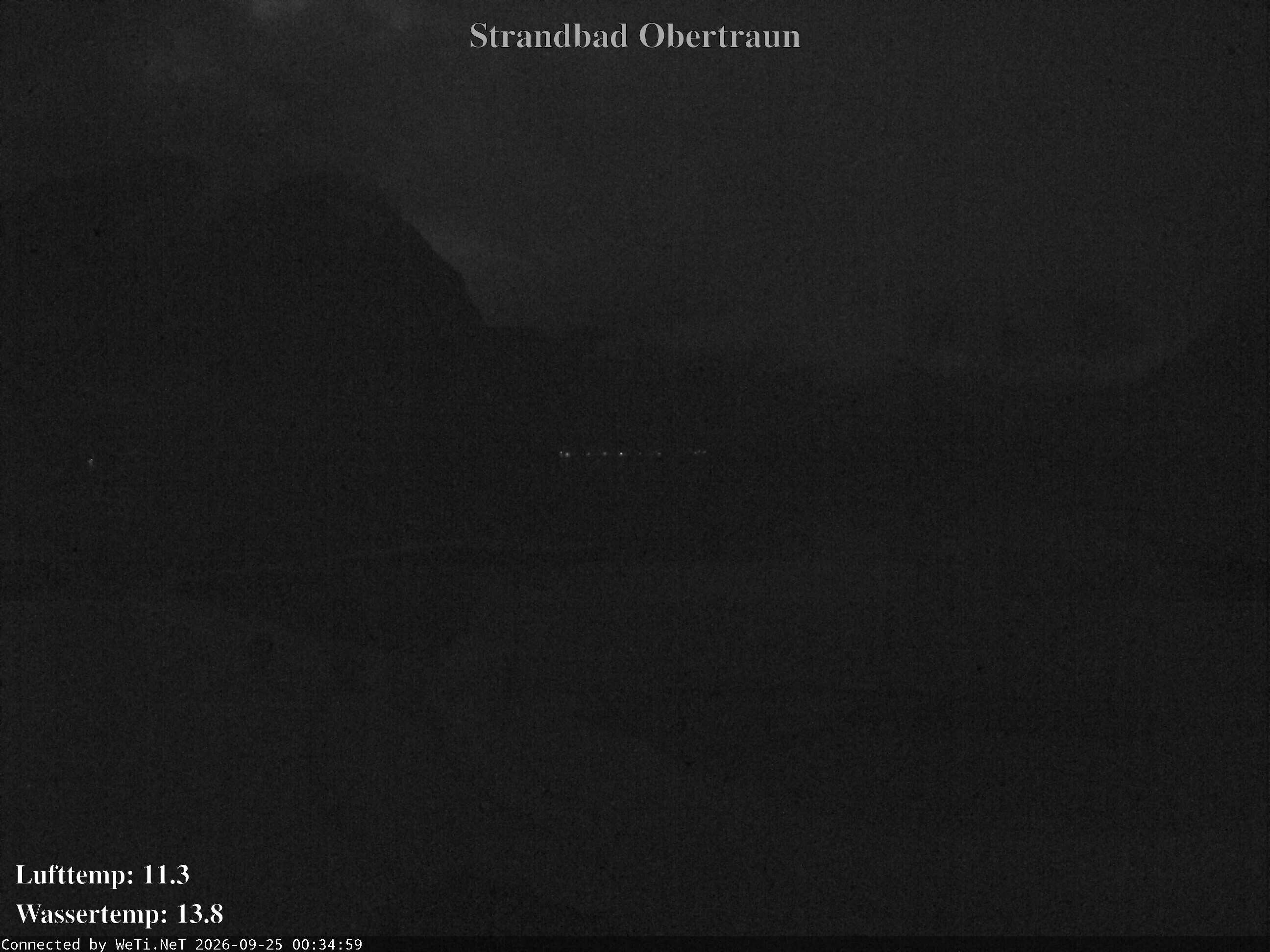 Archiv Foto Webcam Hallstätter See: Strandbad Obertraun