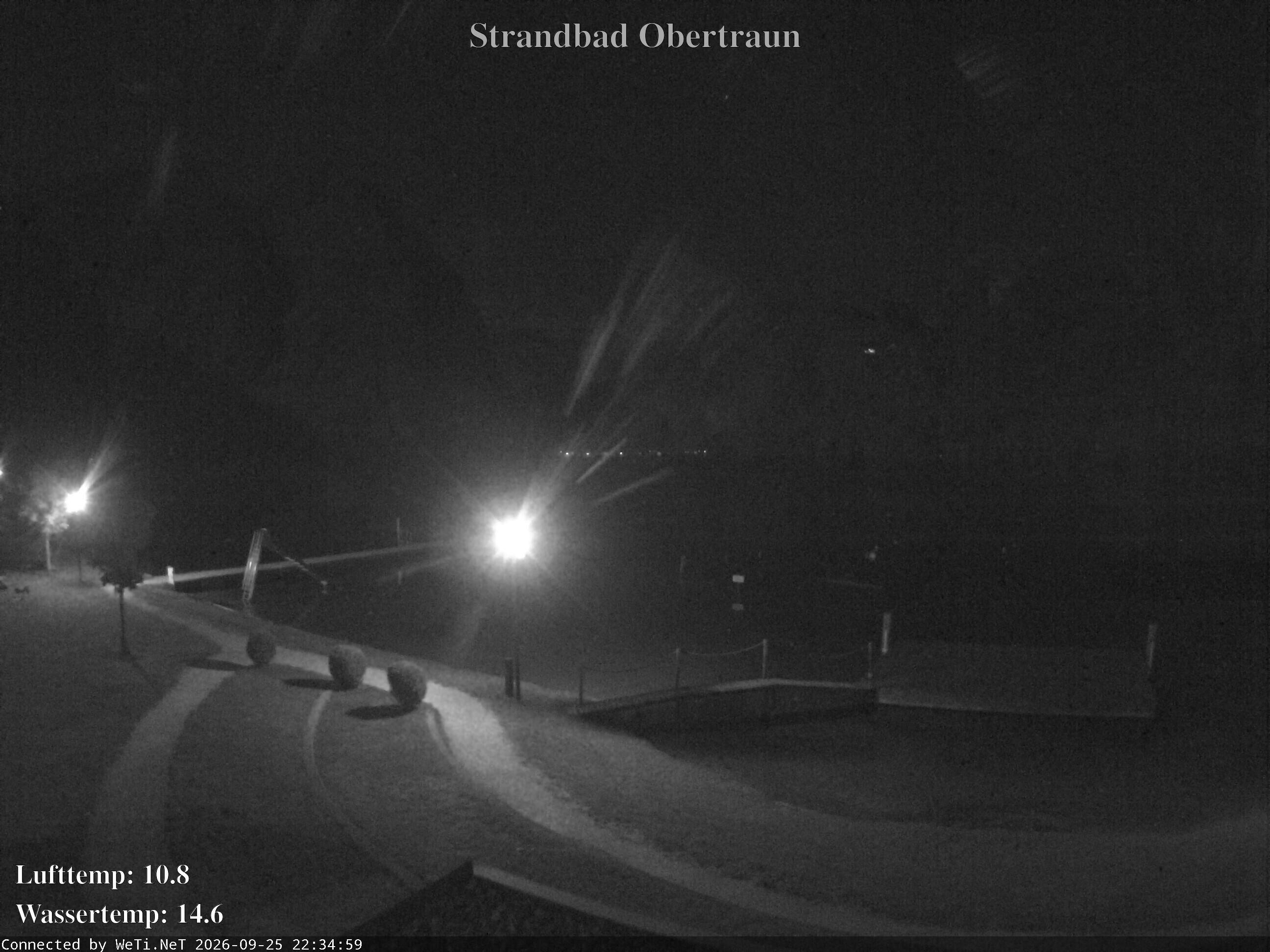 Archiv Foto Webcam Hallstätter See: Strandbad Obertraun