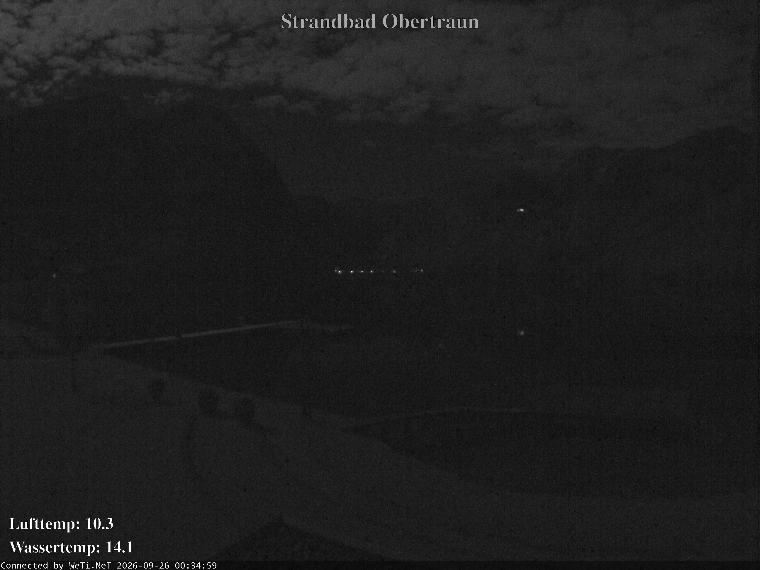Archiv Foto Webcam Hallstätter See: Strandbad Obertraun
