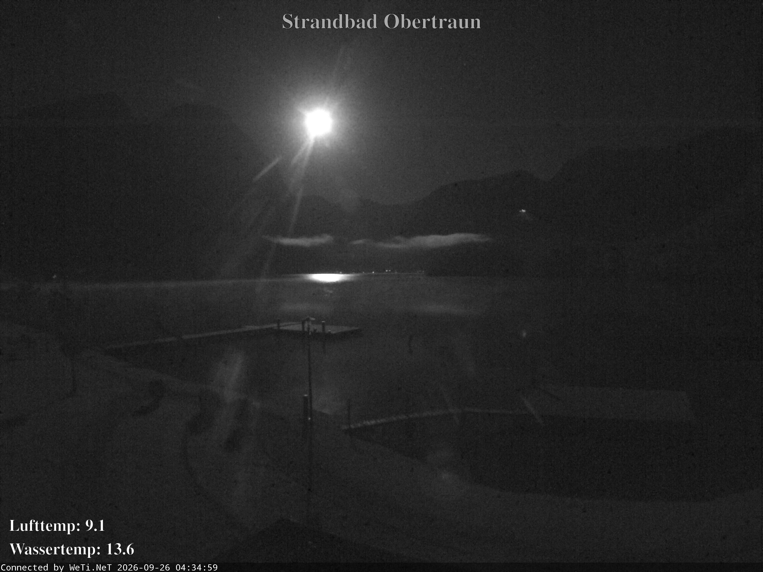 Archiv Foto Webcam Hallstätter See: Strandbad Obertraun