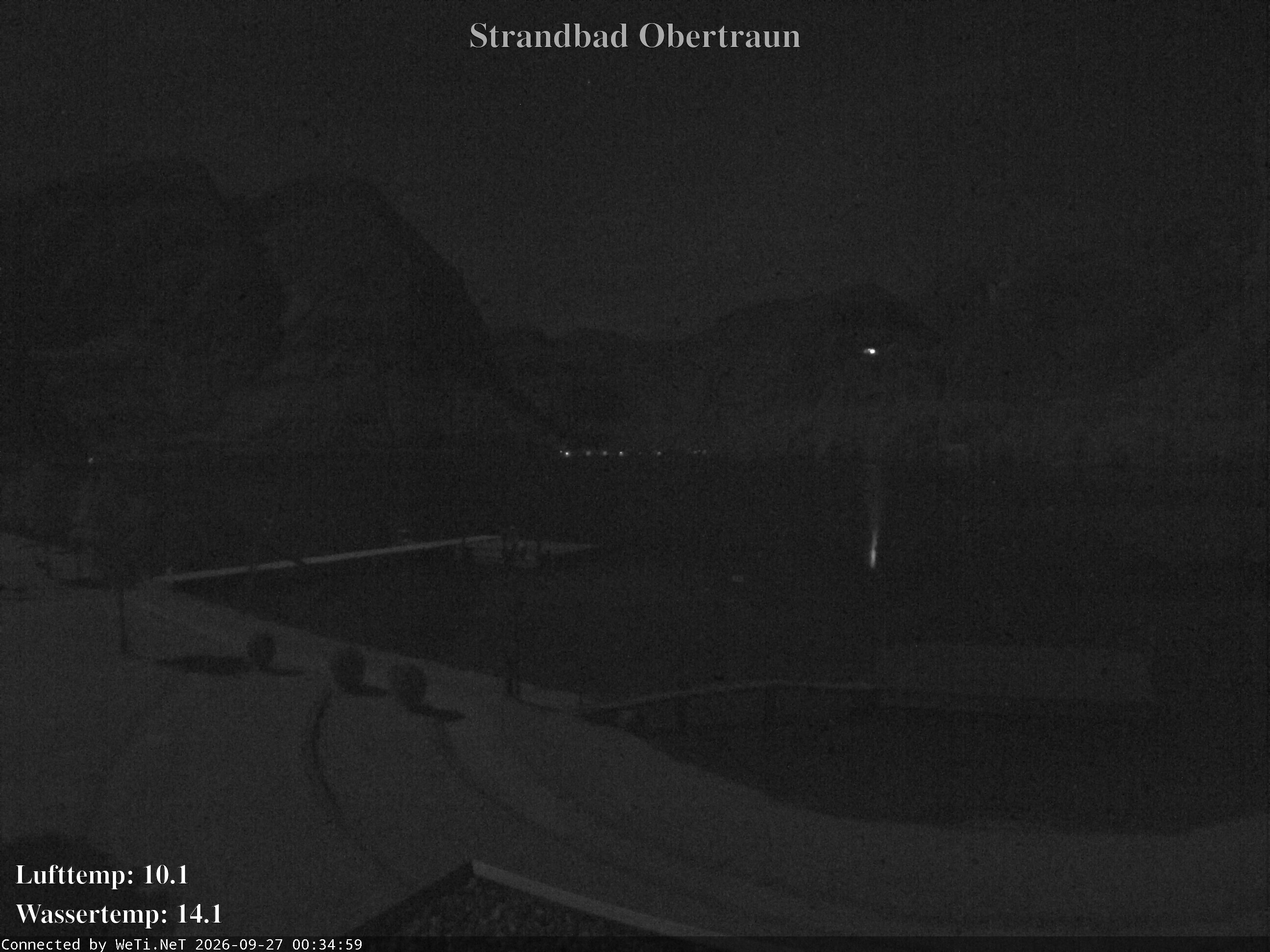 Archiv Foto Webcam Hallstätter See: Strandbad Obertraun
