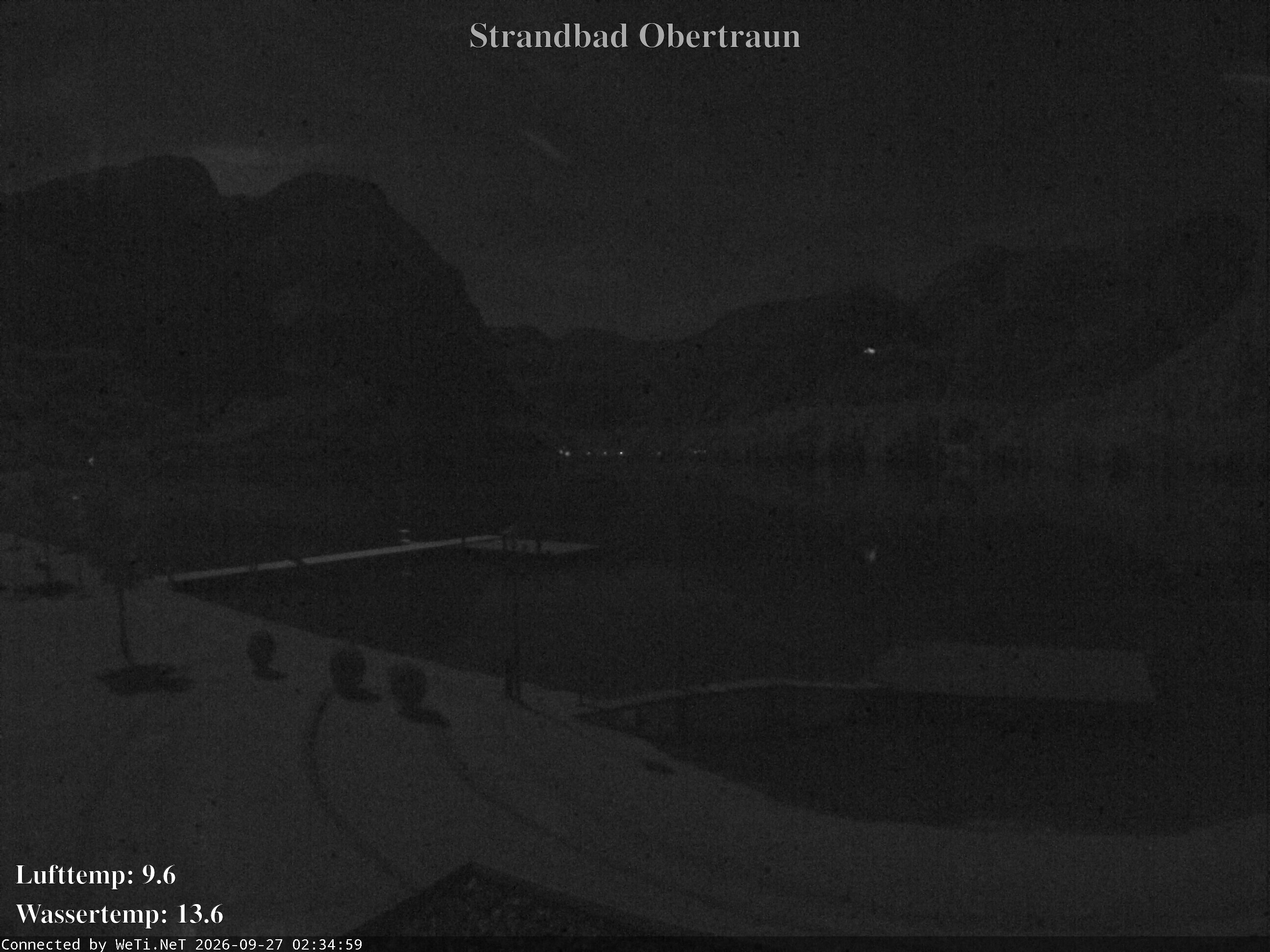 Archiv Foto Webcam Hallstätter See: Strandbad Obertraun
