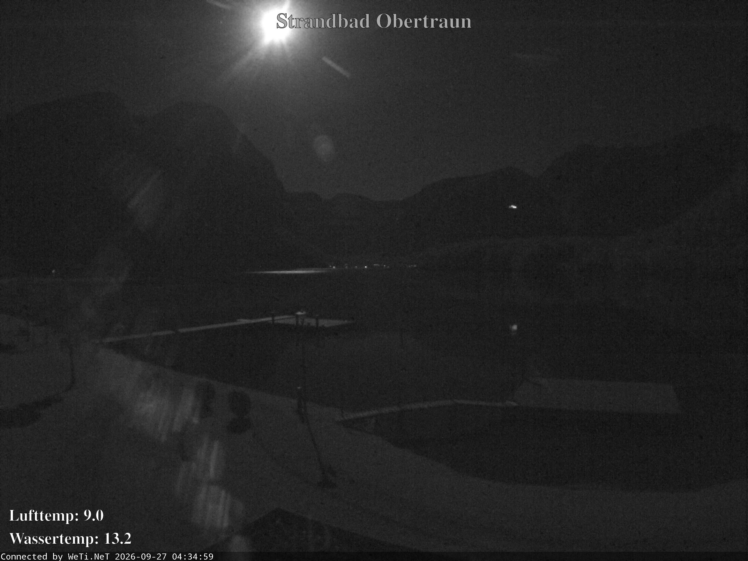 Archiv Foto Webcam Hallstätter See: Strandbad Obertraun