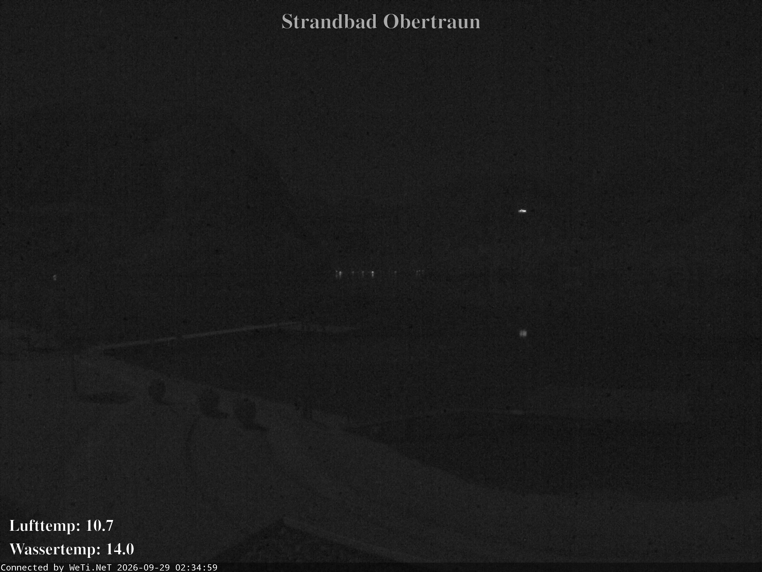 Archiv Foto Webcam Hallstätter See: Strandbad Obertraun