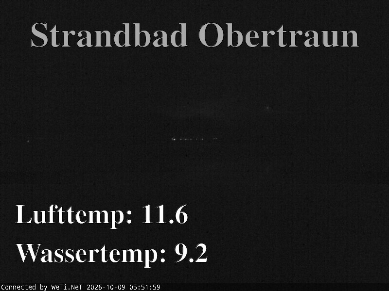 Archiv Foto Webcam Hallstätter See: Strandbad Obertraun