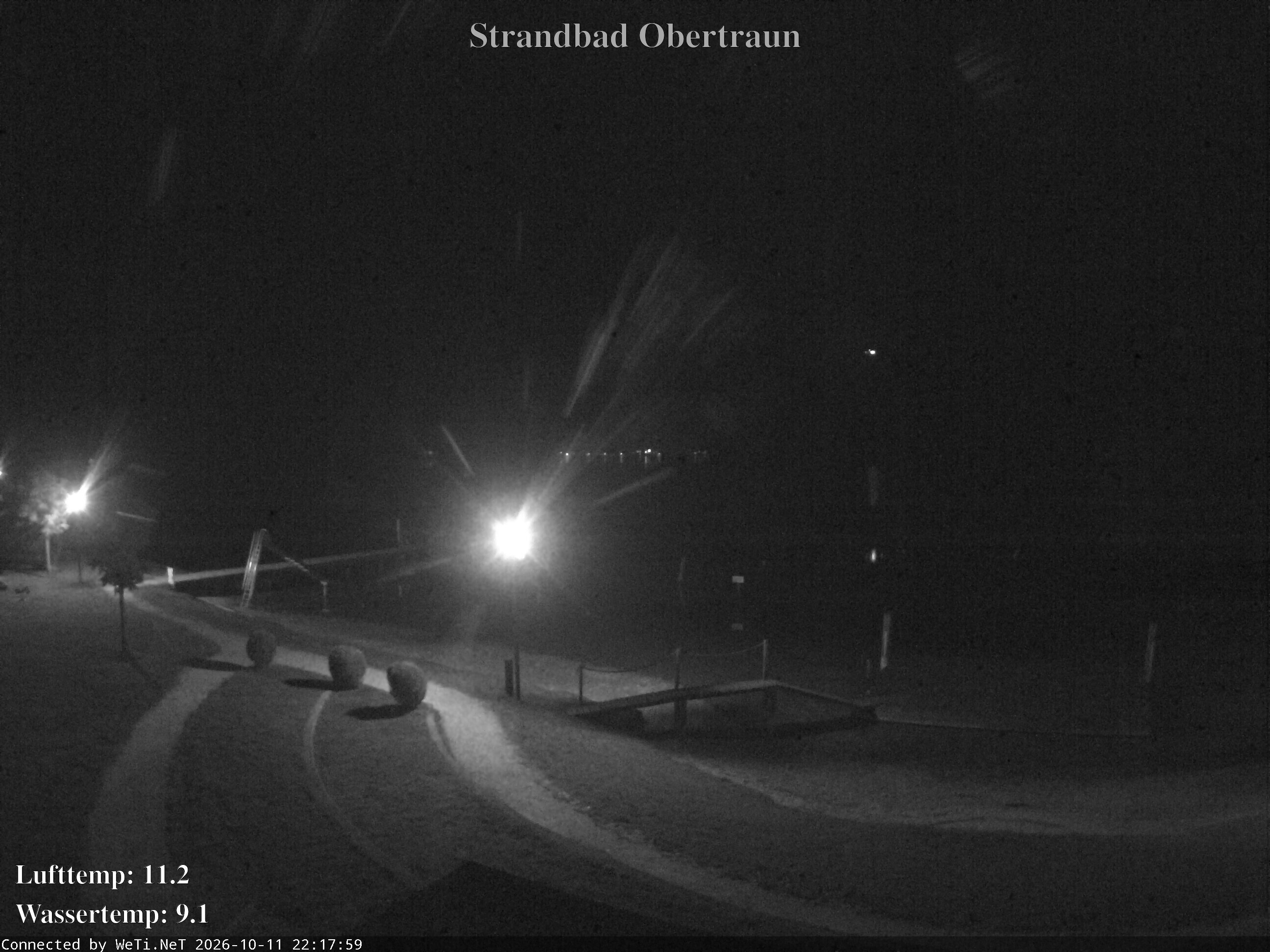 Archiv Foto Webcam Hallstätter See: Strandbad Obertraun