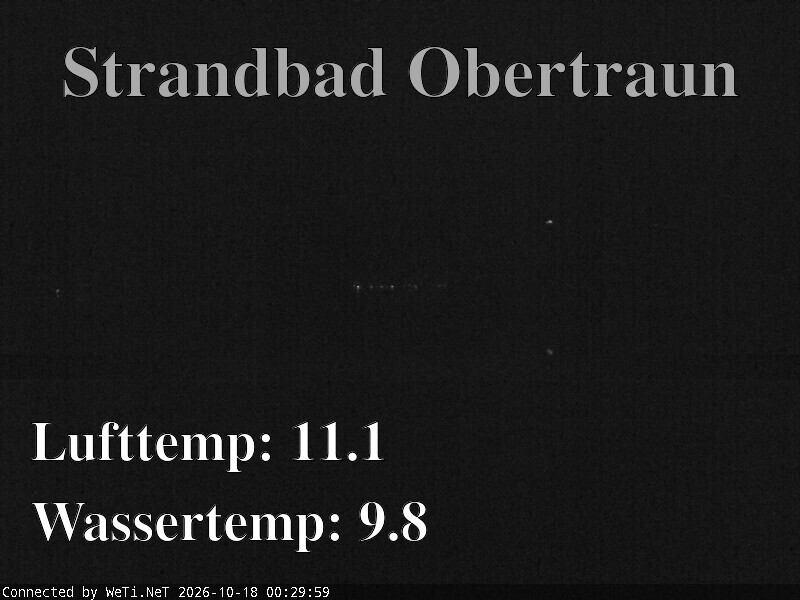 Archiv Foto Webcam Hallstätter See: Strandbad Obertraun