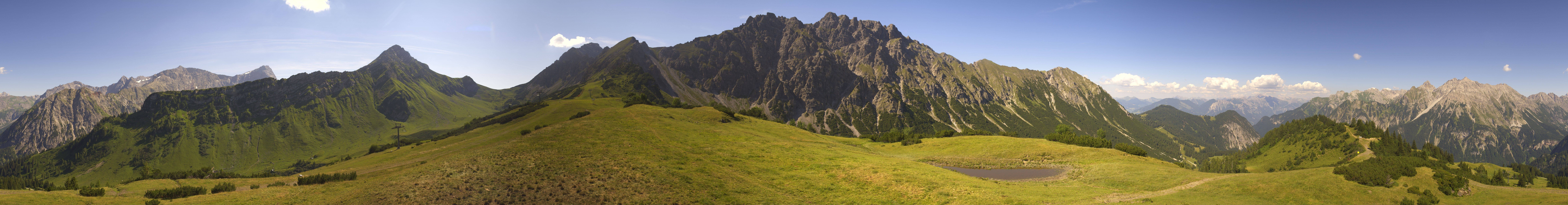 Archived image Webcam Glattjoch Vorarlberg