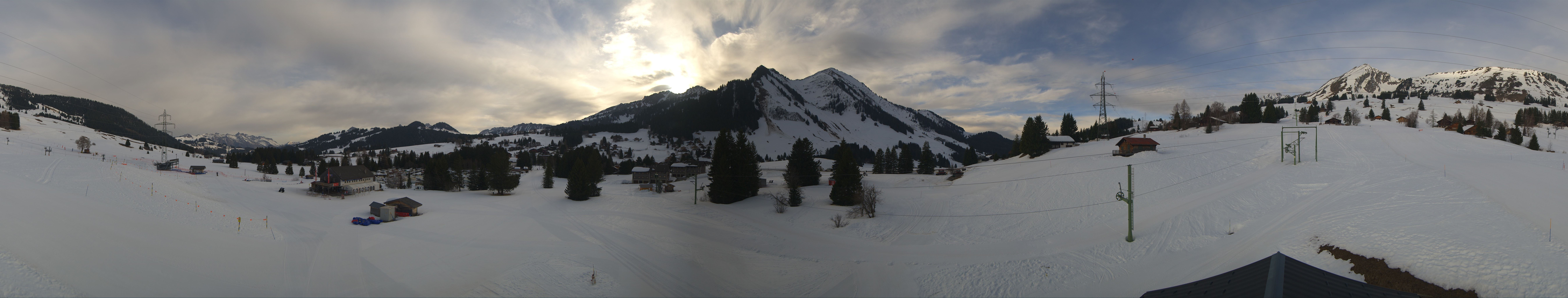 Archiv Foto Webcam Rundblick Les Mosses