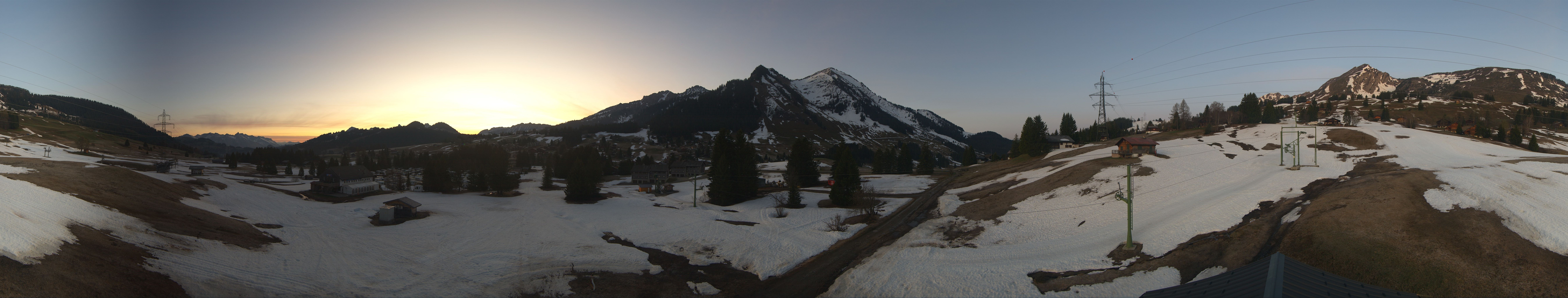 Archiv Foto Webcam Rundblick Les Mosses