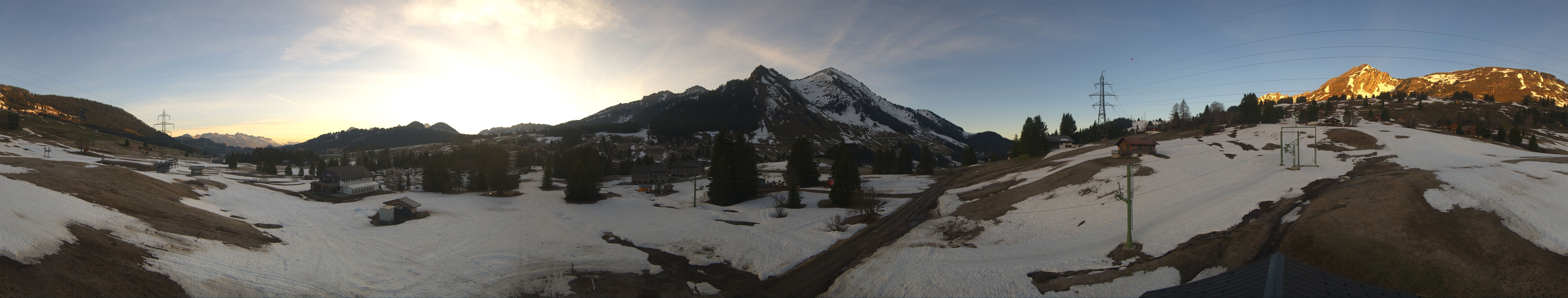 Archiv Foto Webcam Rundblick Les Mosses