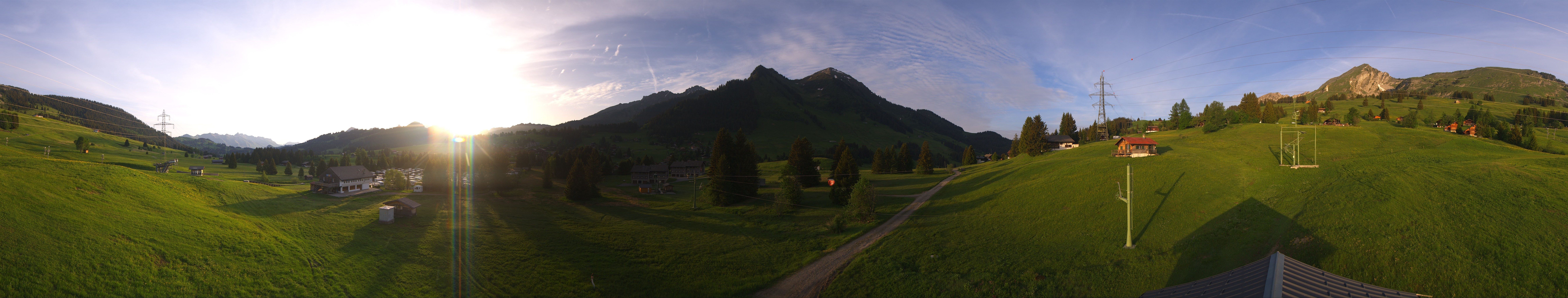 Archiv Foto Webcam Rundblick Les Mosses