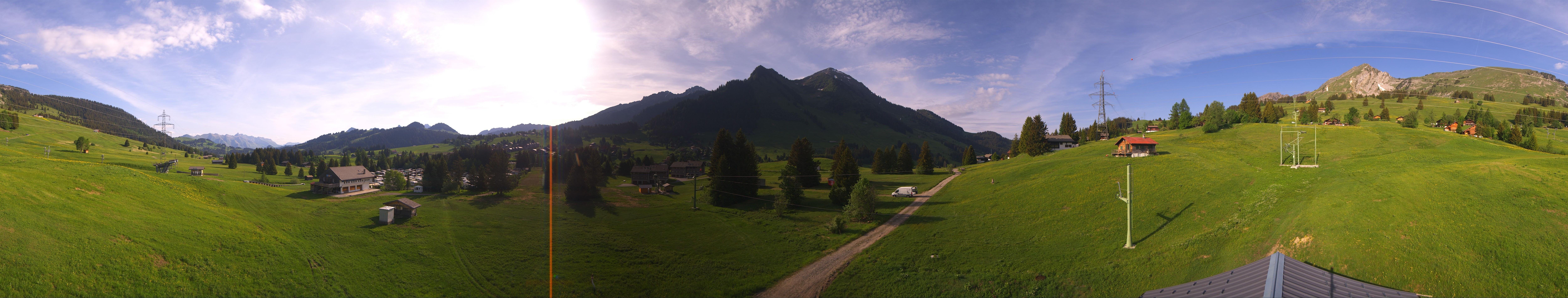 Archiv Foto Webcam Rundblick Les Mosses
