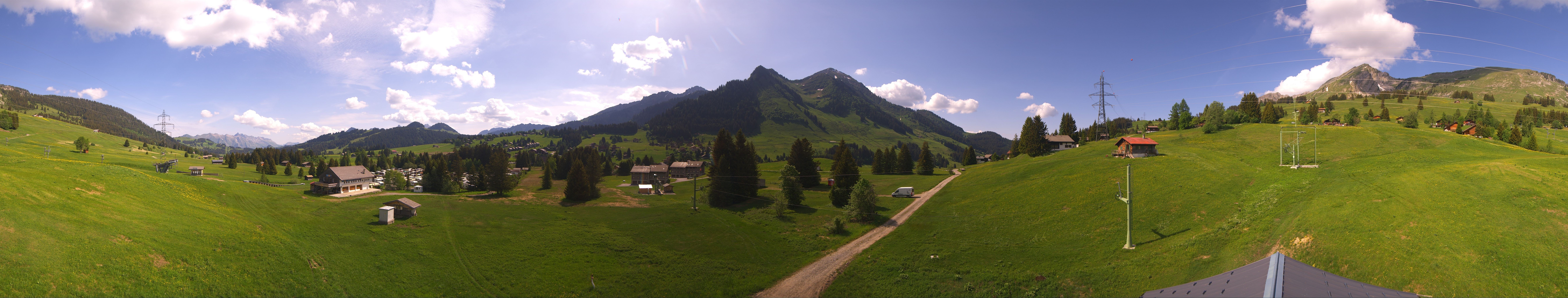 Archiv Foto Webcam Rundblick Les Mosses