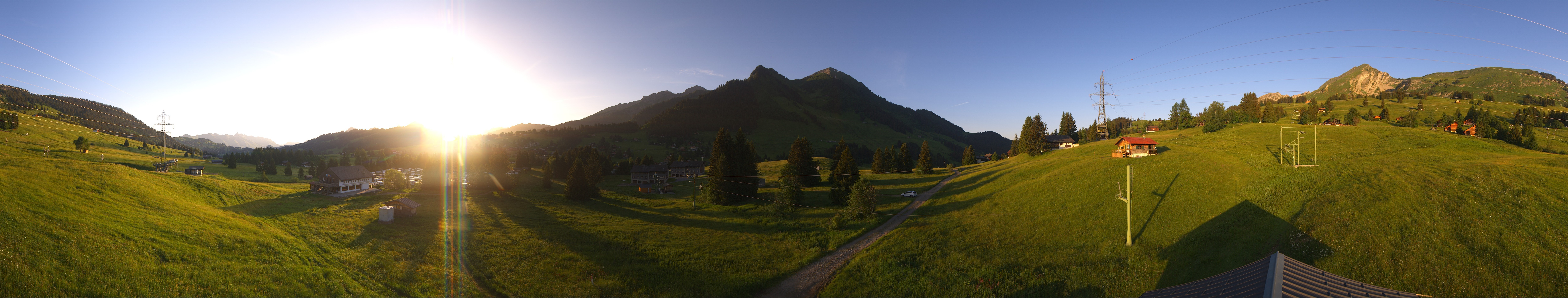 Archiv Foto Webcam Rundblick Les Mosses