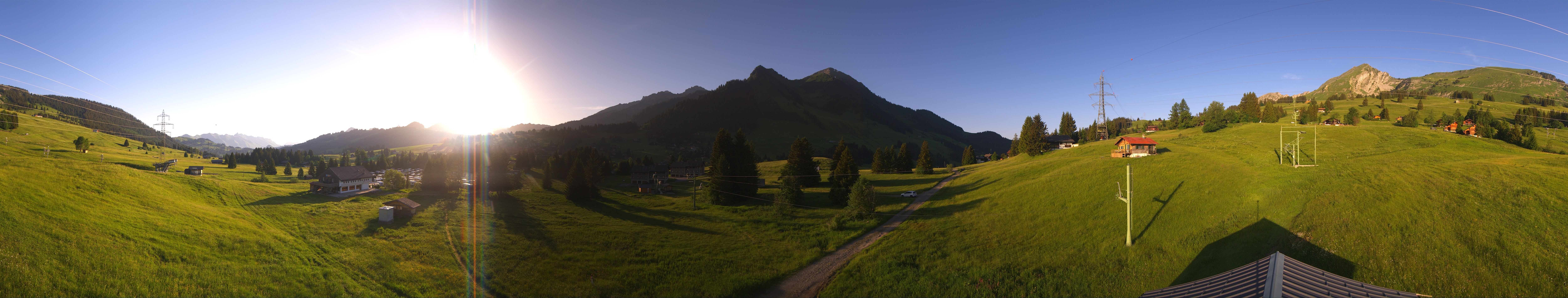 Archiv Foto Webcam Rundblick Les Mosses