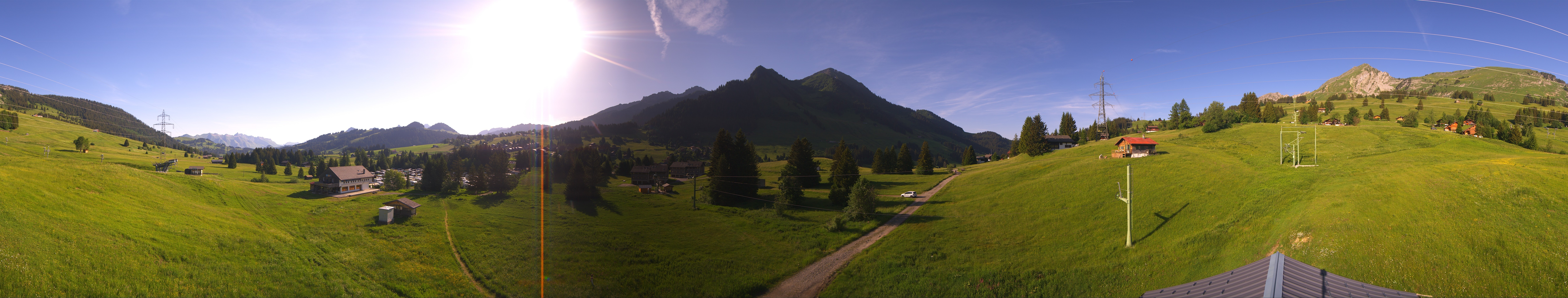 Archiv Foto Webcam Rundblick Les Mosses
