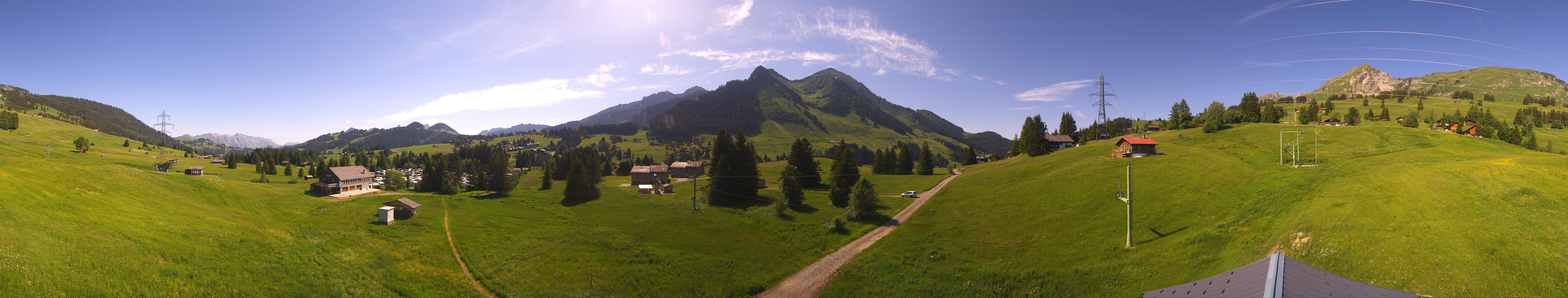 Archiv Foto Webcam Rundblick Les Mosses