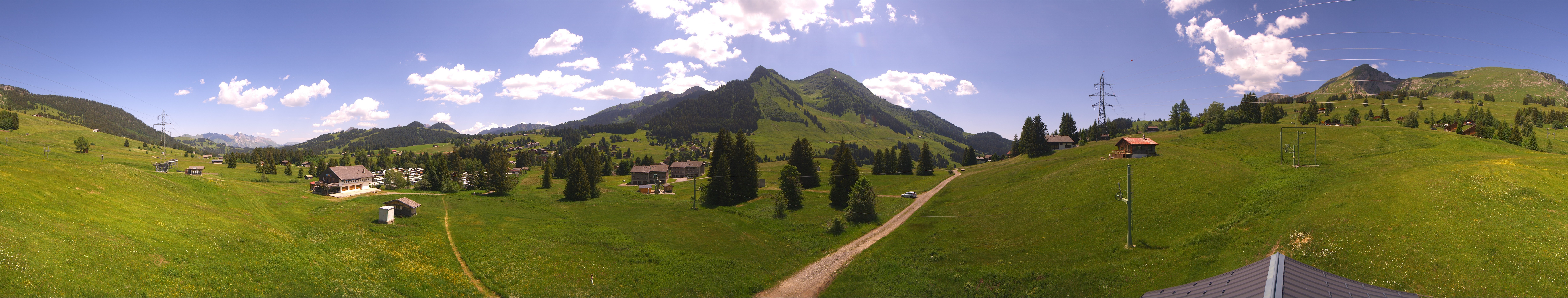 Archiv Foto Webcam Rundblick Les Mosses