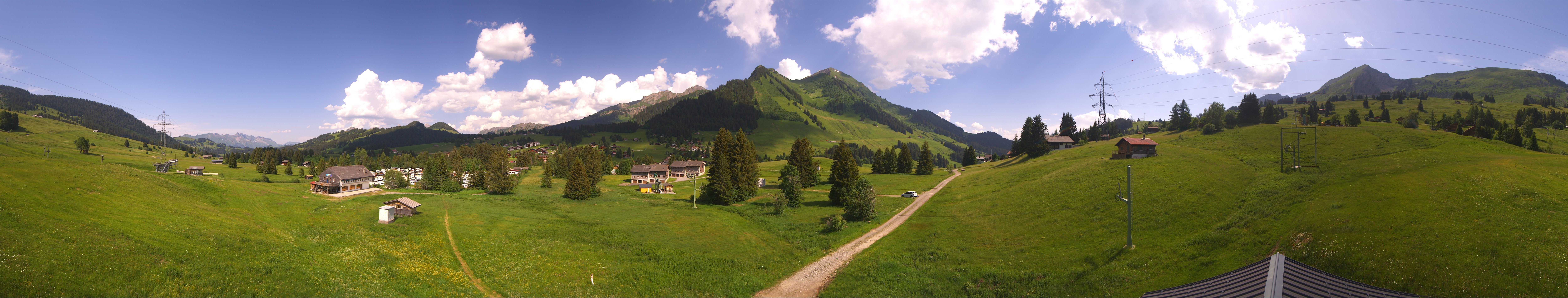 Archiv Foto Webcam Rundblick Les Mosses