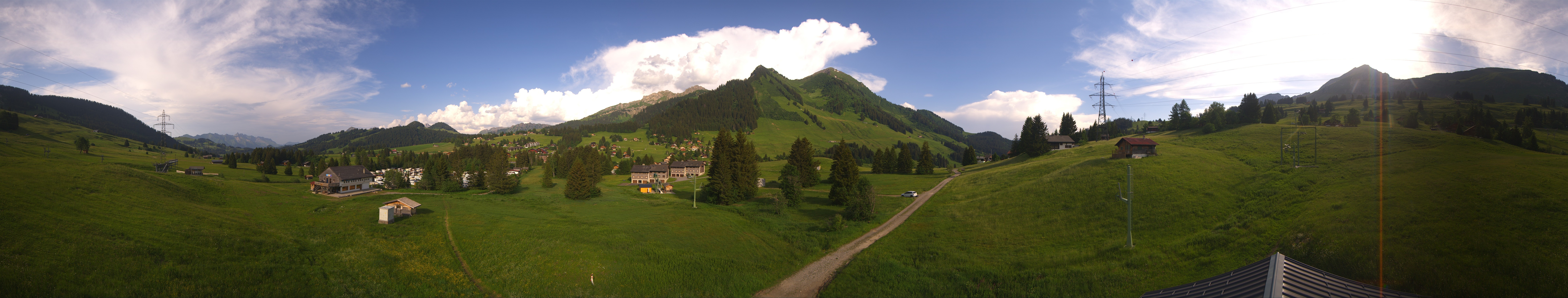 Archiv Foto Webcam Rundblick Les Mosses