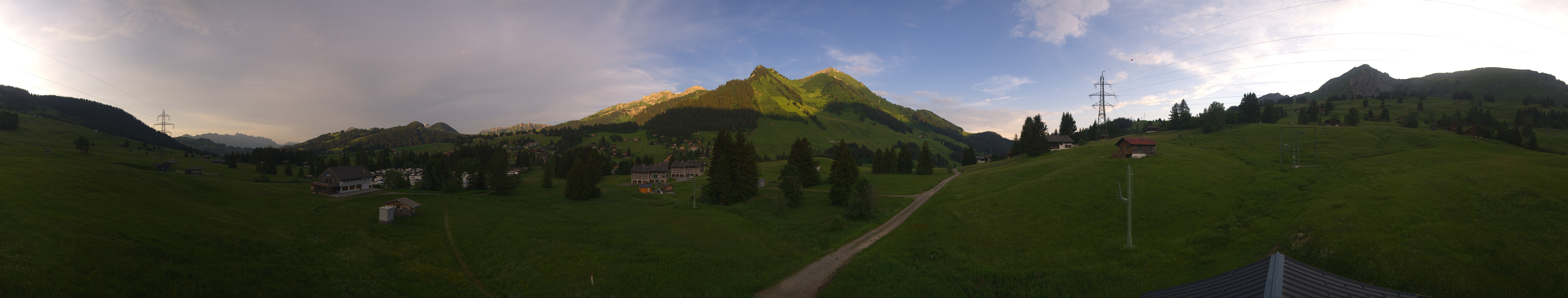 Archiv Foto Webcam Rundblick Les Mosses