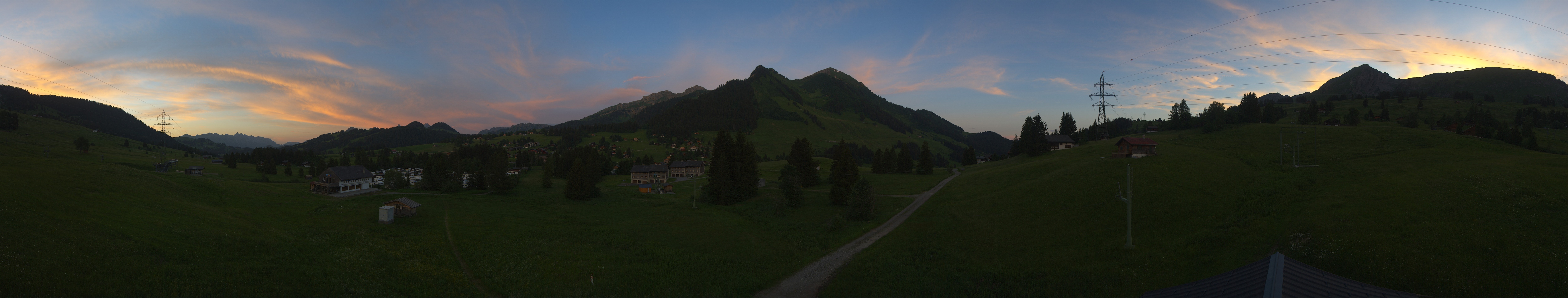 Archiv Foto Webcam Rundblick Les Mosses