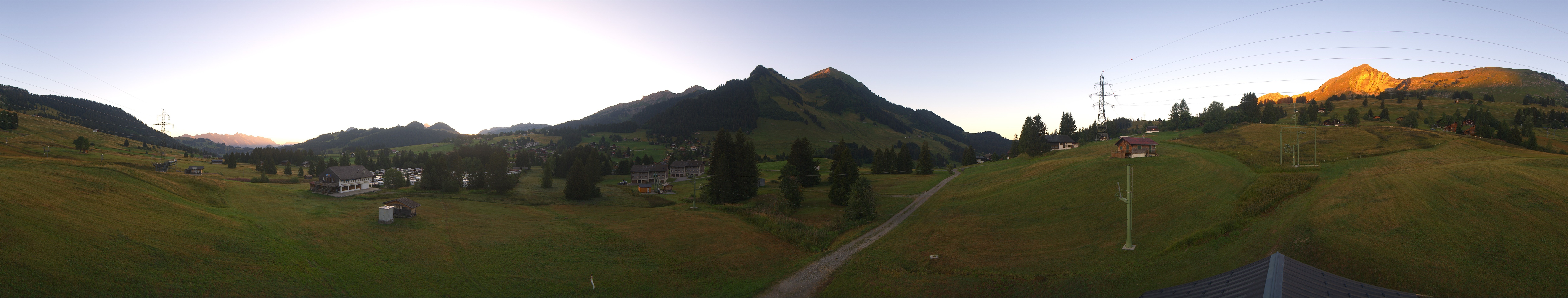 Archiv Foto Webcam Rundblick Les Mosses