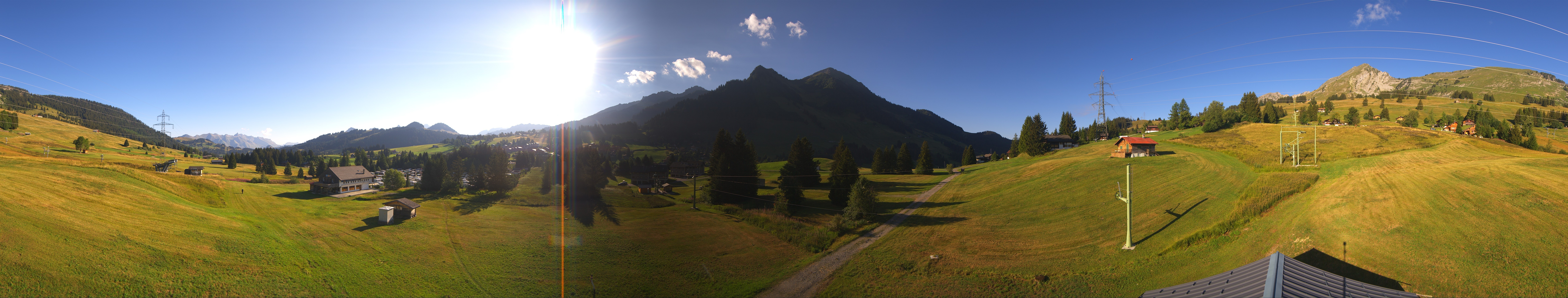 Archiv Foto Webcam Rundblick Les Mosses
