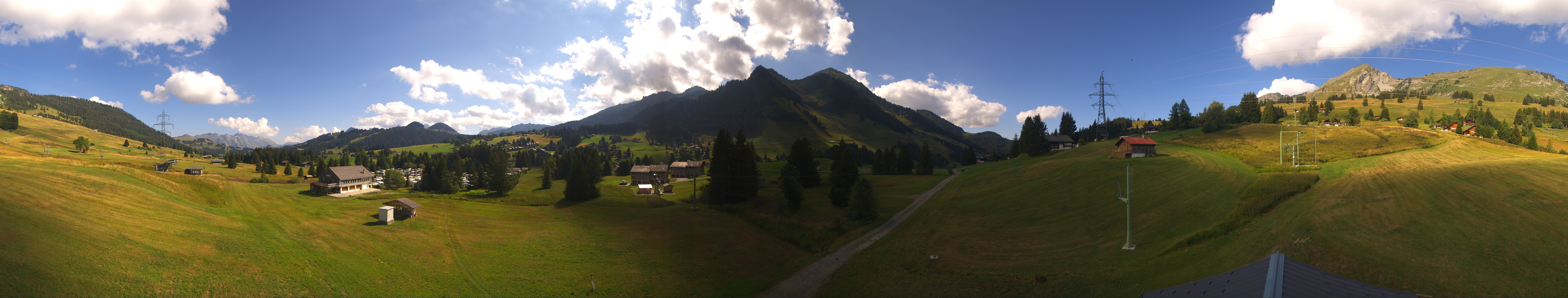 Archiv Foto Webcam Rundblick Les Mosses