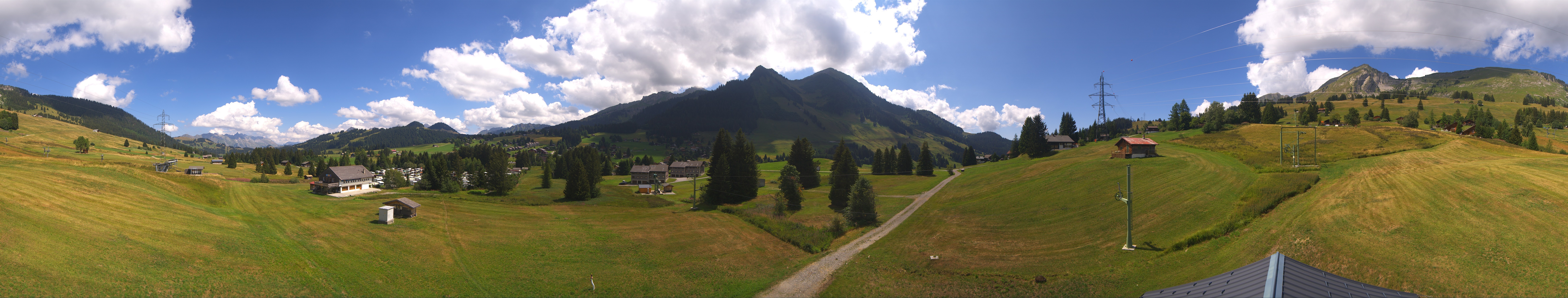 Archiv Foto Webcam Rundblick Les Mosses