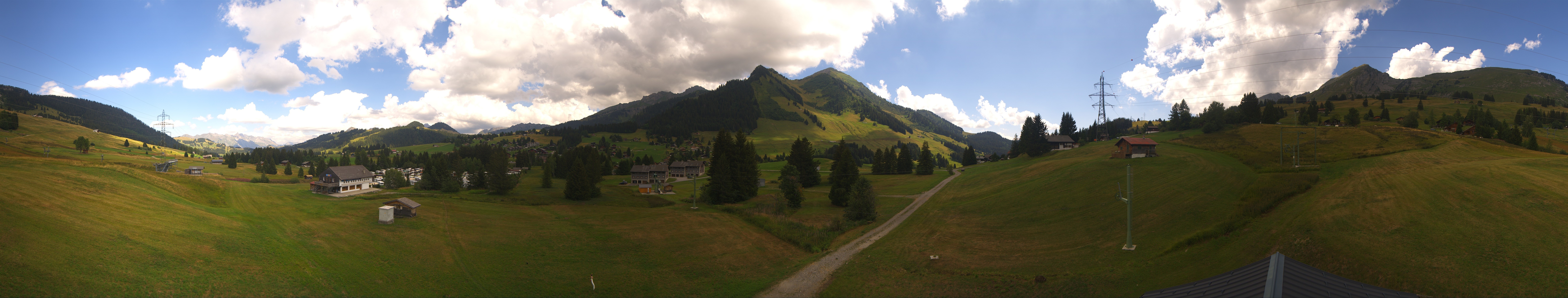 Archiv Foto Webcam Rundblick Les Mosses