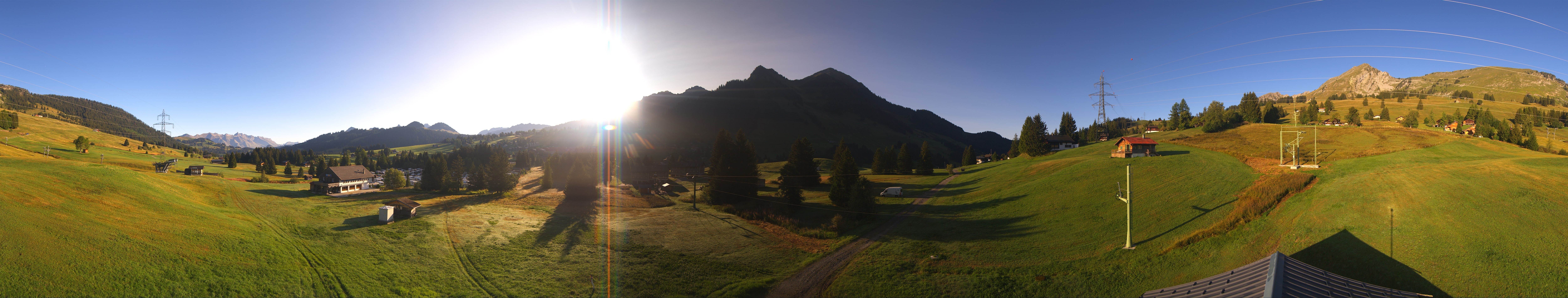 Archiv Foto Webcam Rundblick Les Mosses