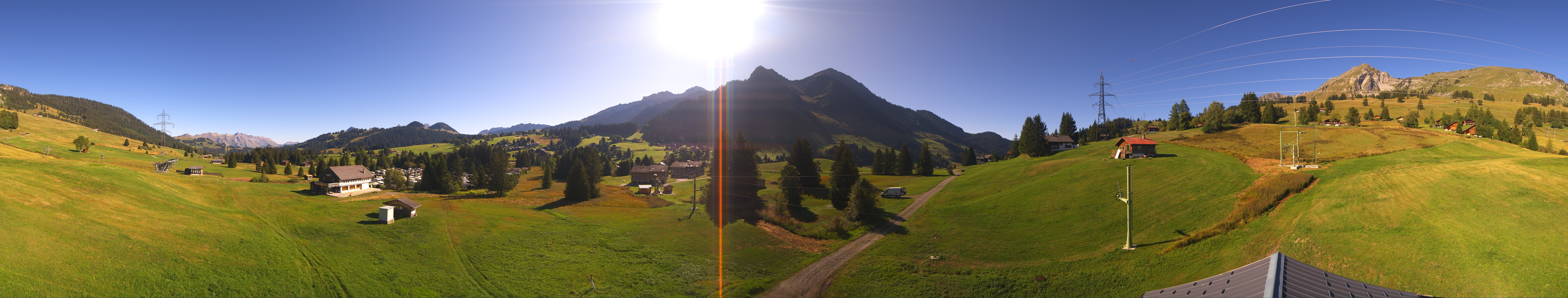 Archiv Foto Webcam Rundblick Les Mosses