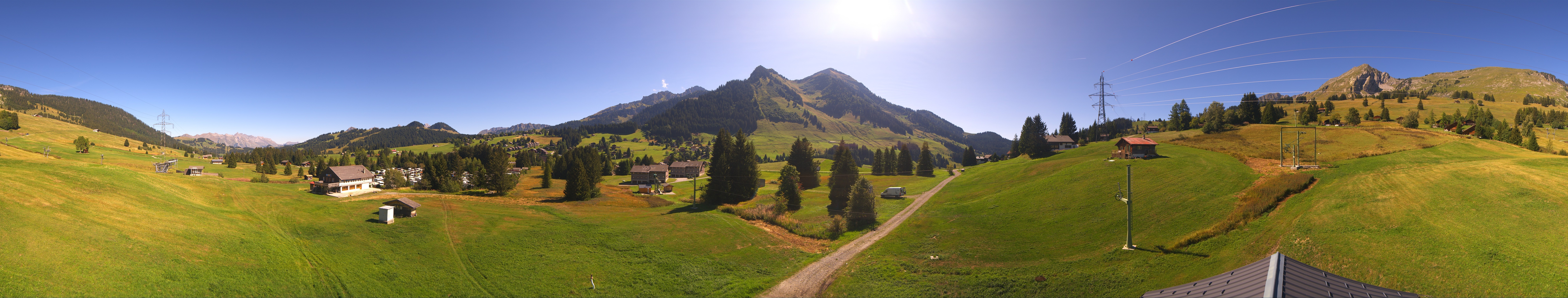 Archiv Foto Webcam Rundblick Les Mosses