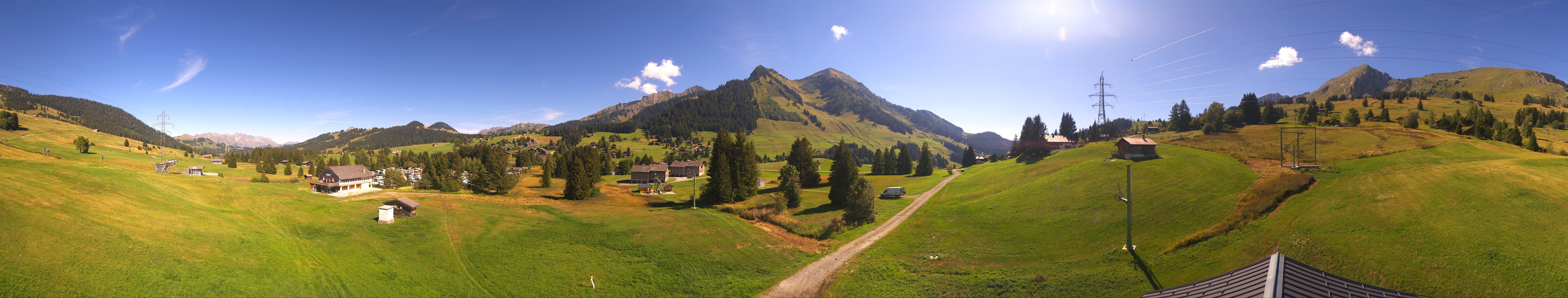 Archiv Foto Webcam Rundblick Les Mosses