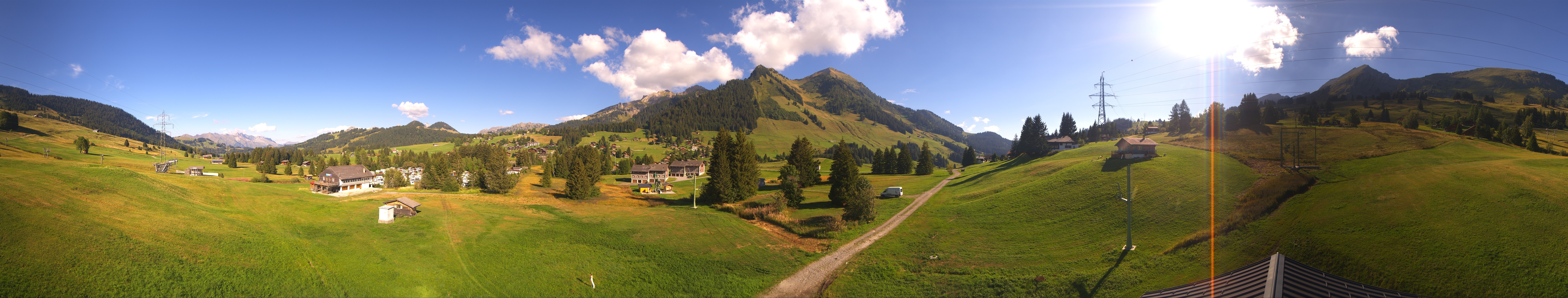 Archiv Foto Webcam Rundblick Les Mosses