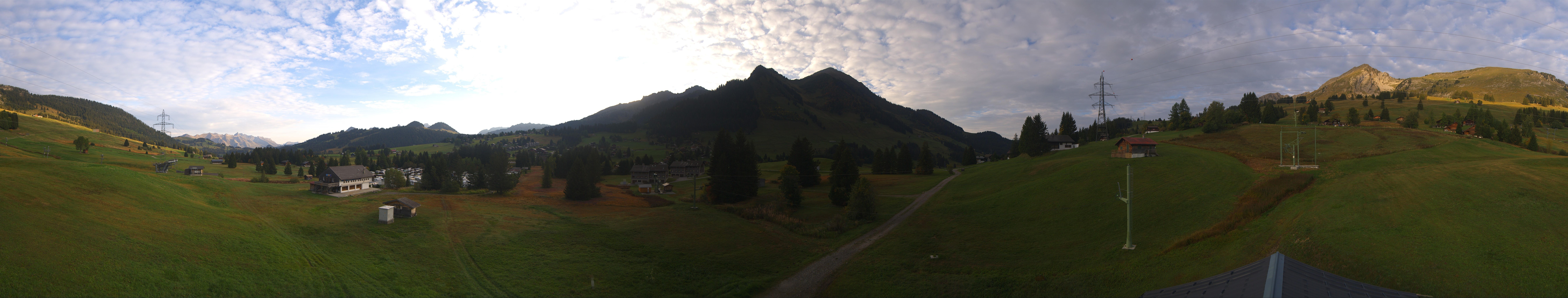 Archiv Foto Webcam Rundblick Les Mosses