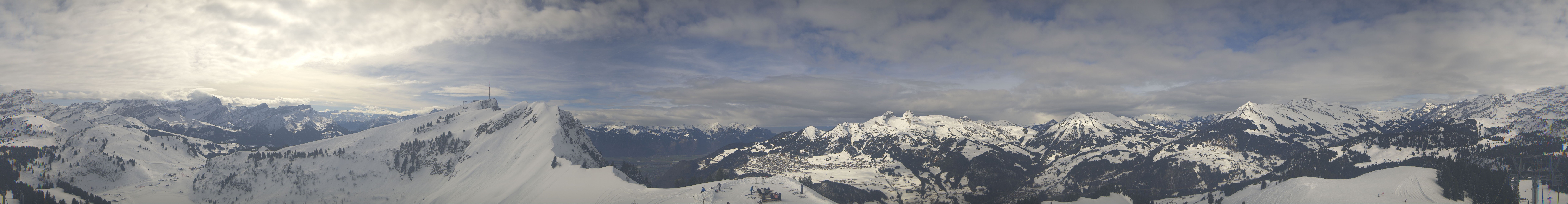 Archiv Foto Webcam Petit Chamossaire Rundblick