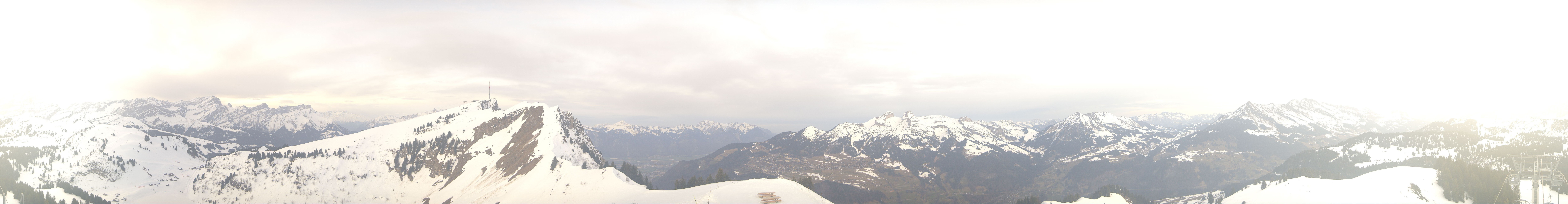 Archiv Foto Webcam Petit Chamossaire Rundblick