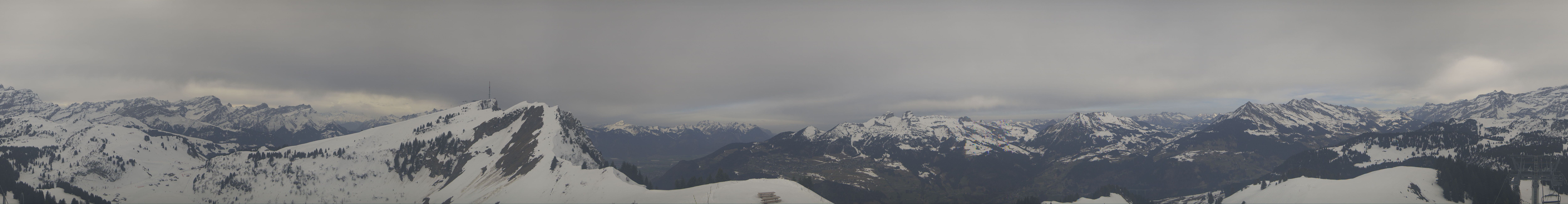 Archiv Foto Webcam Petit Chamossaire Rundblick