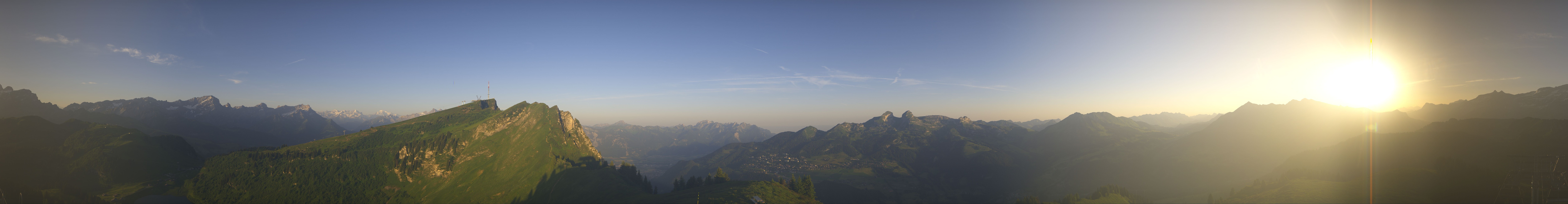 Archiv Foto Webcam Petit Chamossaire Rundblick