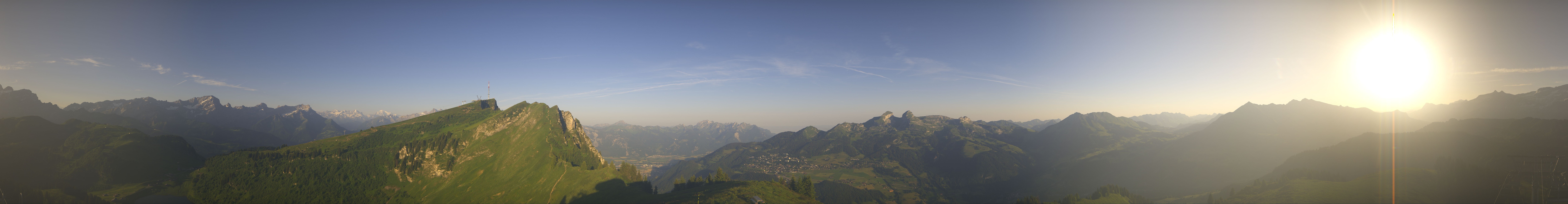 Archiv Foto Webcam Petit Chamossaire Rundblick