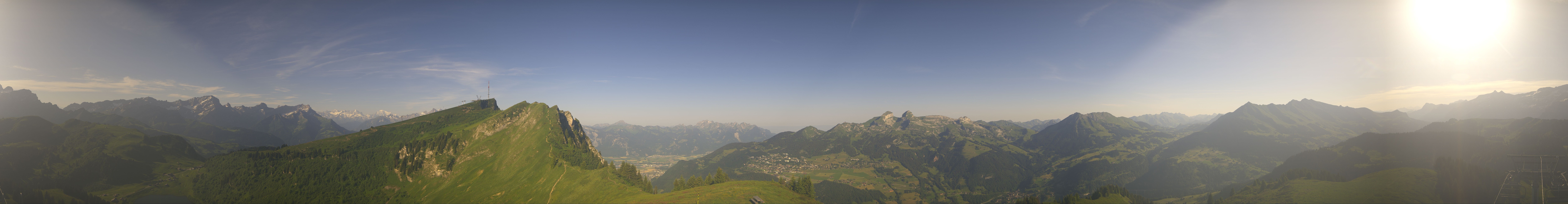 Archiv Foto Webcam Petit Chamossaire Rundblick