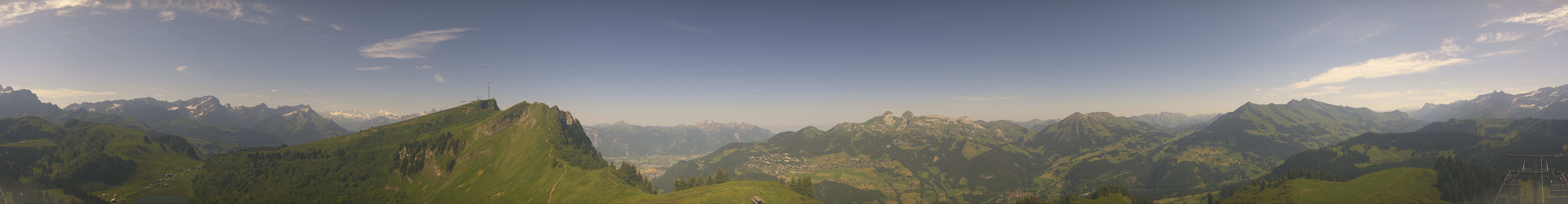 Archiv Foto Webcam Petit Chamossaire Rundblick