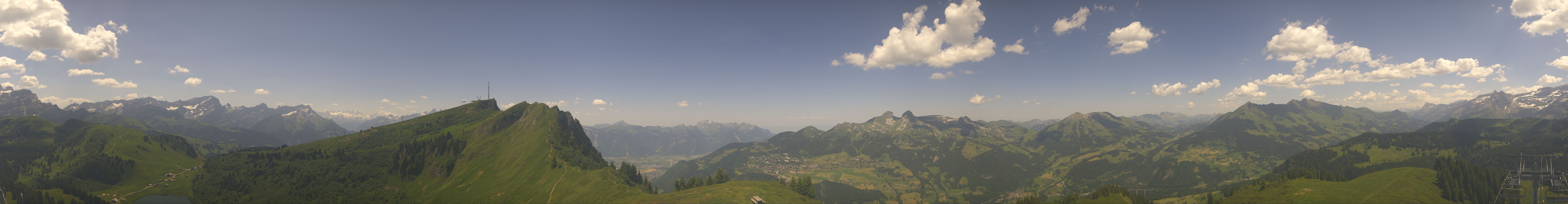 Archiv Foto Webcam Petit Chamossaire Rundblick