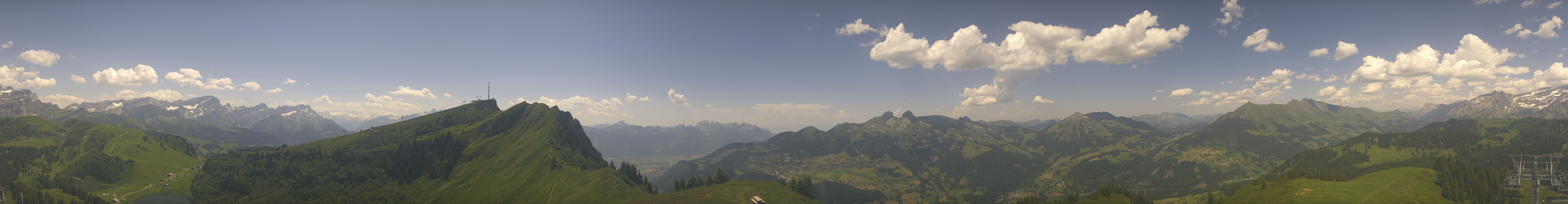 Archiv Foto Webcam Petit Chamossaire Rundblick