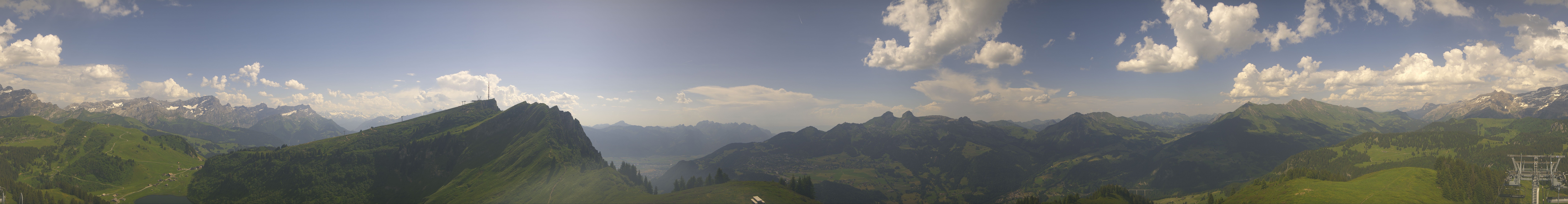 Archiv Foto Webcam Petit Chamossaire Rundblick