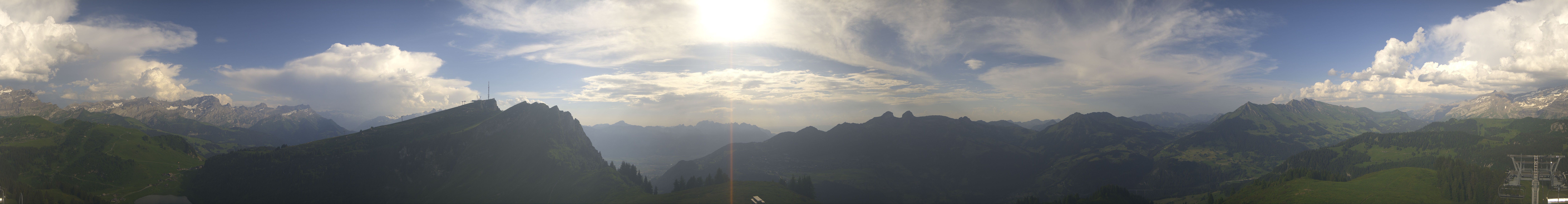 Archiv Foto Webcam Petit Chamossaire Rundblick