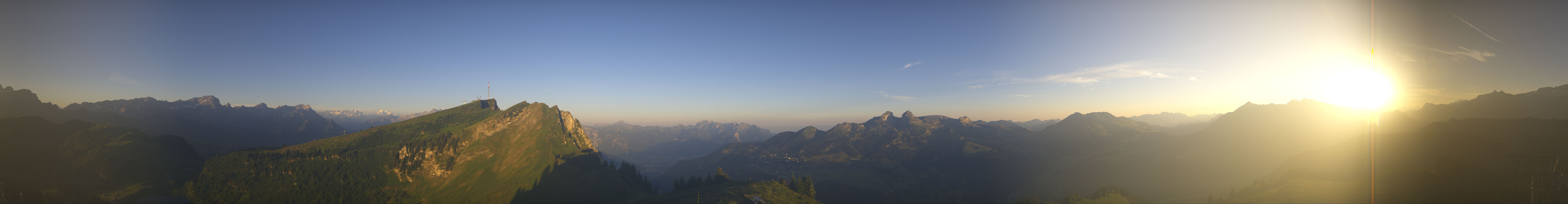 Archiv Foto Webcam Petit Chamossaire Rundblick